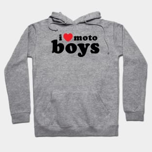 I Love (Big) Moto Boys Hoodie